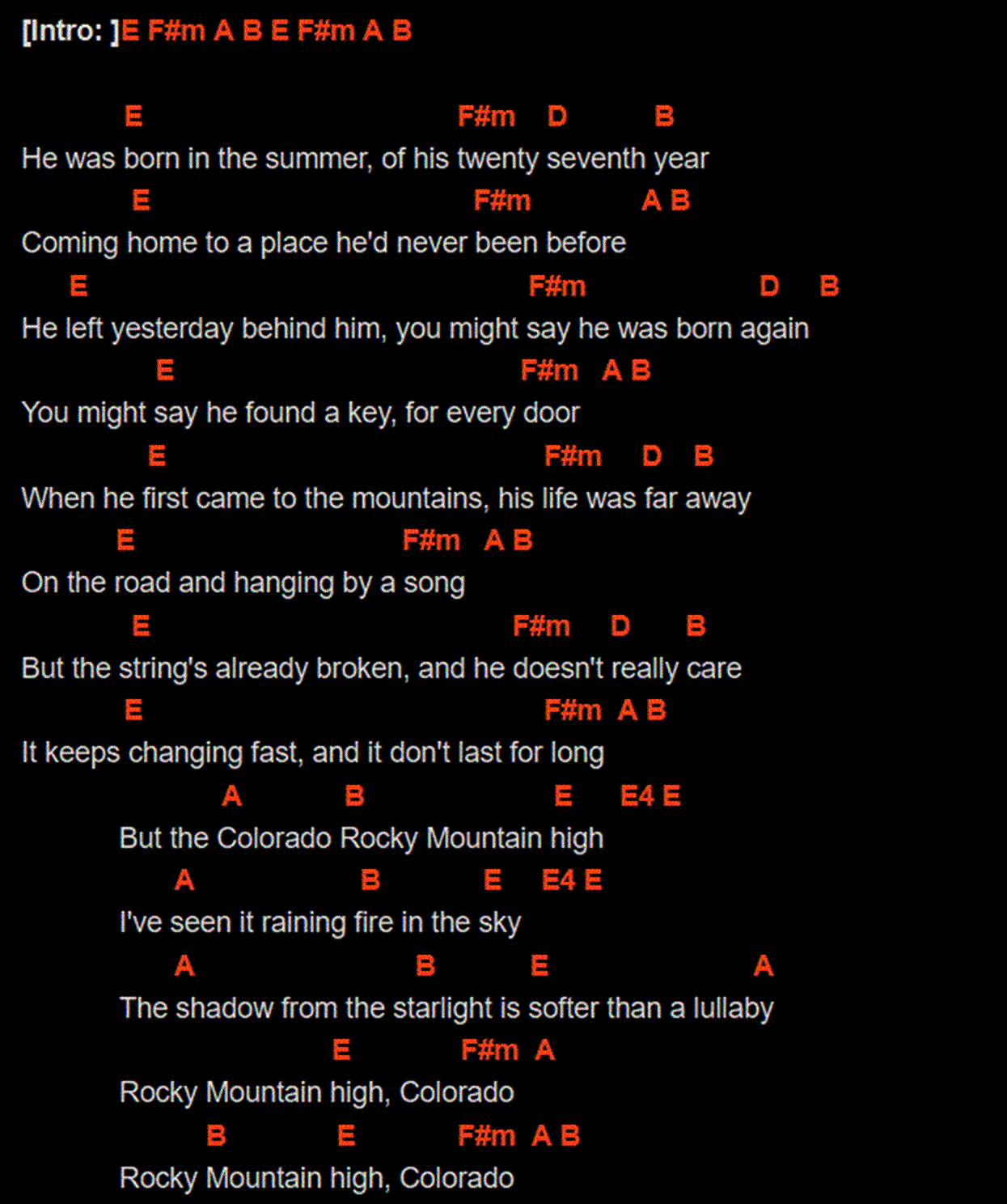 Sheet Music